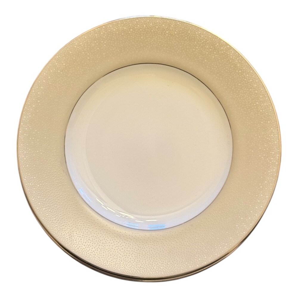 Mikasa Luminous Pearls Fine Bone China Bread Plates Set Of 2 Elegant Discontinue